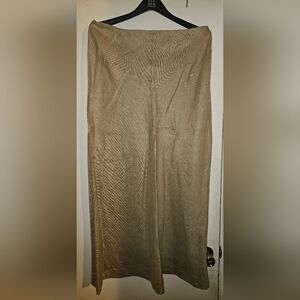 Banana Republic khaki Linen skirt XL